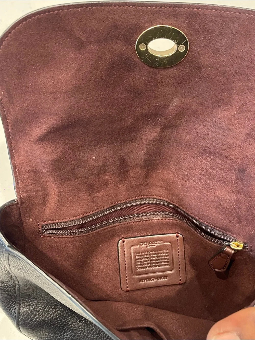 Coach C1557 Marlie Top Handle Leather Satchel/Shoulder Bag in Black
